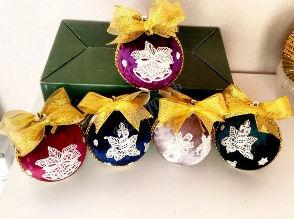 Шар бархатный №1